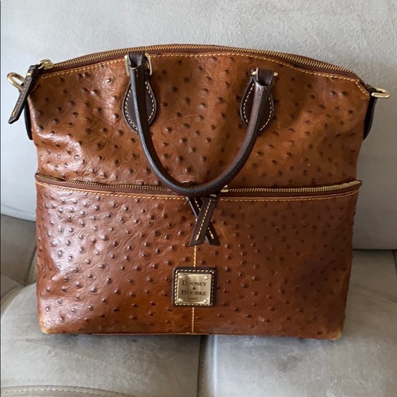 Dooney & Bourke Handbags - Dooney & Bourke Cognac Vintage Satchel!!!!